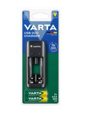 Varta Usb Duo Charger + 2 pcs AAA with 800 mAh Battery