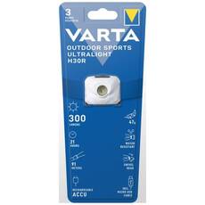 Varta Outdoor Sports Ultralight H30R fehér tölthető fejlámpa