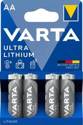 Varta Ultra Lithium AA LR06 Dry Cell BL4