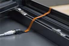 Goobay Waterproof Window Pass-Through Flat Coaxial Cable