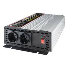 Albrecht INV 1200W/12V inverter két 230V kimenettel