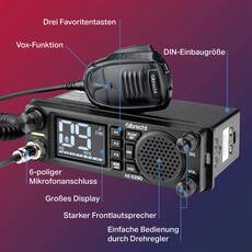 Albrecht AE 6390 VOX AM/FM 40 Channel CB Radio