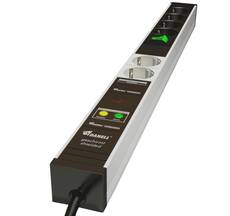 Danell D6744 6-way Splitter with Shielded Cable