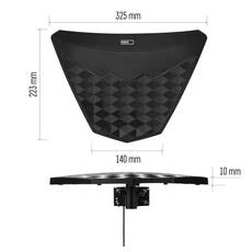 Emos VILLAGE DIO-V750 Universal TV Antenna J0801