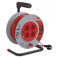 Emos Cable Drum 15m 4 Sockets 230V P19515