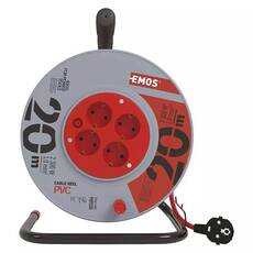 Emos Cable Drum 20m 4 Sockets 230V 1mm2 P09220