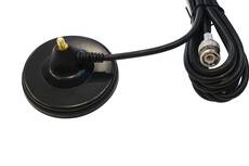 M5 Magnetic Base for Antenna with RG-58 Cable and Rubber Base