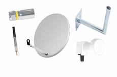 Amiko Parabolic Satellite Receiver Set with 60cm Antenna