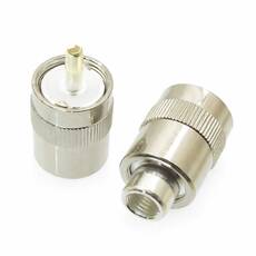 Sirio UHF Male (PL 259) Clamp/Solder Connector For RG-58/H-155