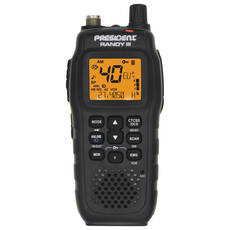 President RANDY III AM/FM 4W Portable CB Radio