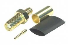 SMA Female Crimp Connector For RG-58