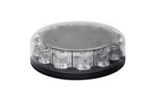 Strobos LED Baquada CLEAR kék mágnestalpas megkülönböztető jelzés