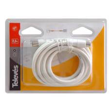 Televes Coaxial Cable Lead 2.5m IEC Male - IEC Female Connectors