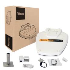 Televes Omninova BOSS 360° White Antenna for FM/VHF/UHF Bands