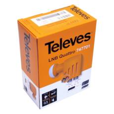 Televes Quattro LNB Offset Universal Satellite With 4 Different Output