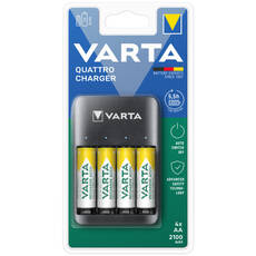 Varta Value Quattro Charger + 4pcs AA 2100 mAh Battery