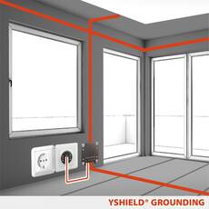 YShield GSX10 Grounding Strap 25mm/50m