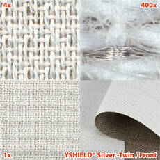 YShield Silver-twin elektroszmog árnyékoló szövet 150cm x 1m