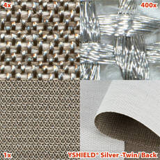 YShield Silver-twin elektroszmog árnyékoló szövet 150cm x 1m